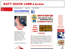 Tablet Screenshot of katyquicklube.com